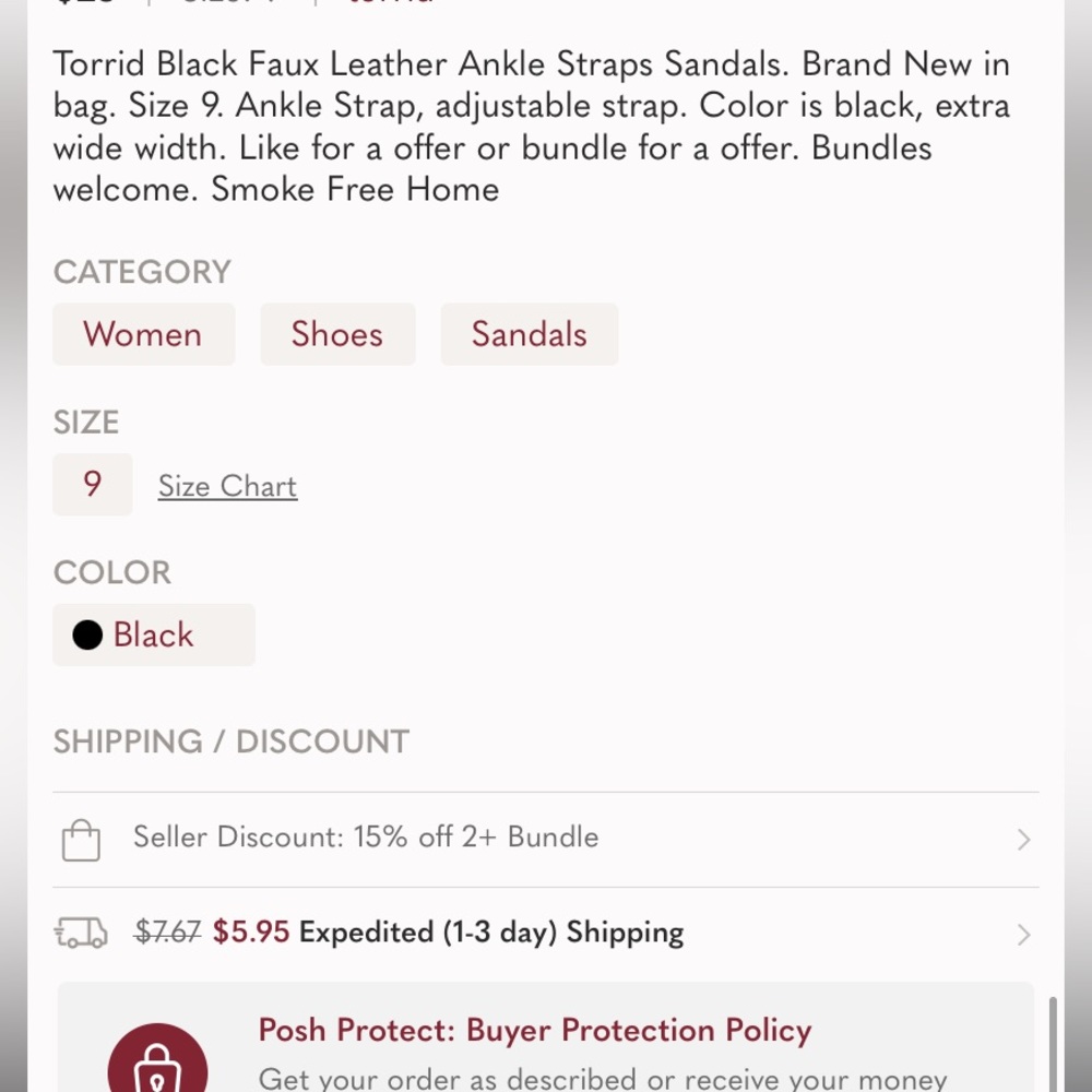 Torrid Sandals - Picture 8 of 8